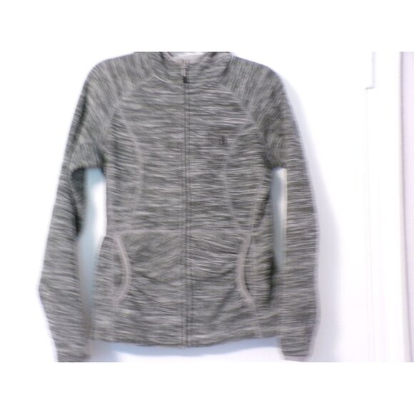 The North Face Womens Gray Full-Zip Hooded Jacket Coat Size S Polyester/Elastane - Picture 10 of 10
